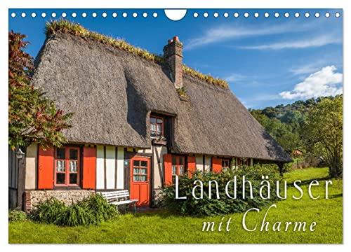 Landhäuser mit Charme (Wandkalender 2025 DIN A4 quer), CALVENDO Monatskalender von CALVENDO