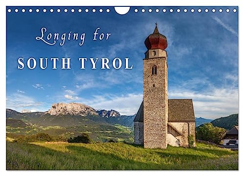 Longing for South Tyrol (Wall Calendar 2025 DIN A4 landscape), CALVENDO 12 Month Wall Calendar: Discover the unspoiled beauty of the fascinating Italian mountains