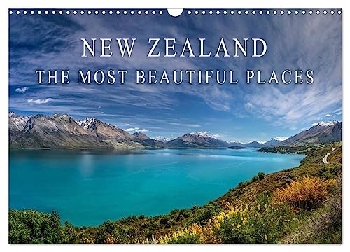 New Zealand - The most beautiful places (Wall Calendar 2025 DIN A3 landscape), CALVENDO 12 Month Wall Calendar: Let yourself be captivated by the magnificent landscapes of New Zealand. von Calvendo