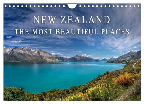New Zealand - The most beautiful places (Wall Calendar 2025 DIN A4 landscape), CALVENDO 12 Month Wall Calendar: Let yourself be captivated by the magnificent landscapes of New Zealand. von Calvendo