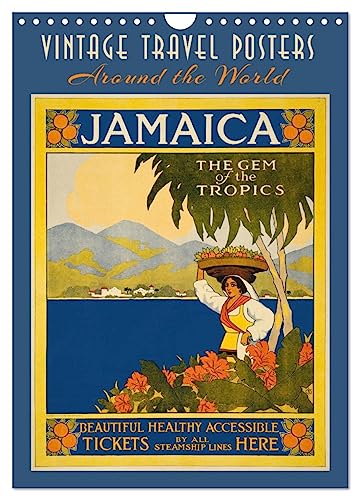 Vintage Travel Posters around the World (Wall Calendar 2025 DIN A4 portrait), CALVENDO 12 Month Wall Calendar: Iconic artwork posters from 1920-1950 von Calvendo