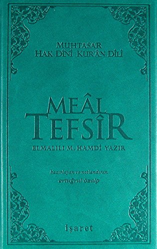 Meal Tefsir Muhtasar Hak Dini Kuran Dili Kücük Boy: Ciltli Mavi Renkte