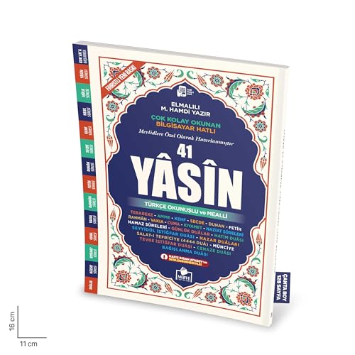 Yasin-i Serif: Canta Boy Türkce Fihristli