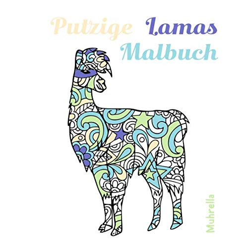 Putzige Lamas Malbuch: Mit wunderschönen Mustern