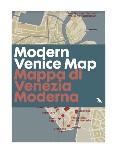 Modern Venice Map: Guide to 20th Century Architecture in Venice, Italy