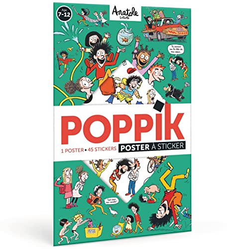 Poppik Anatole: 1 poster + 45 stickers repositionnables von BAYARD JEUNESSE