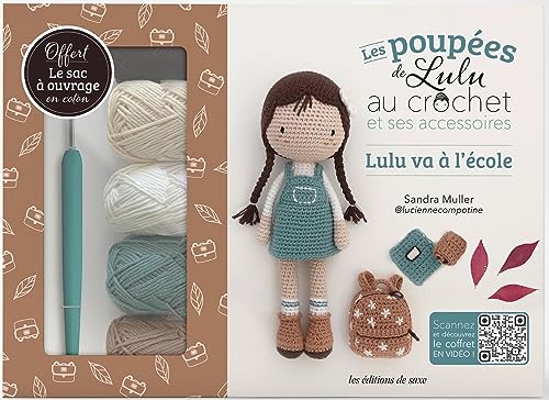 Coffret Poupée de Lulu au crochet et ses accessoires: Lulu va à l'école von DE SAXE