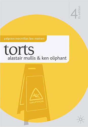 Torts (Hart Law Masters)