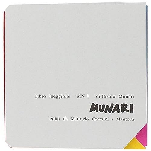 Libro illeggibile «MN 1» (Opera Munari) von Corraini