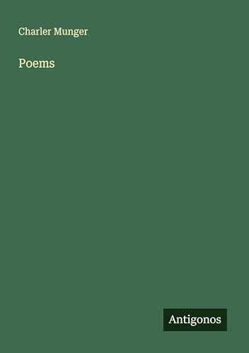 Poems von Antigonos Verlag