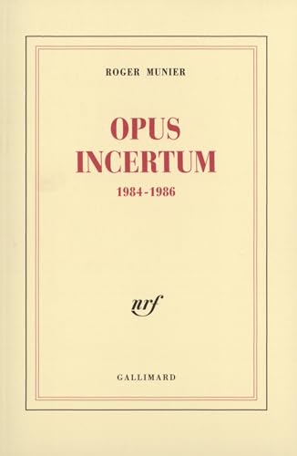 Opus incertum: (1984-1986)