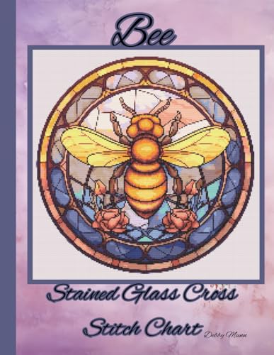 Bee: Stained Glass Cross Stitch Chart von Independently published