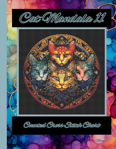 Cat Mandala 11: Counted Cross Stitch Chart von Independently published