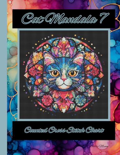 Cat Mandala 7: Counted Cross Stitch Chart von Independently published