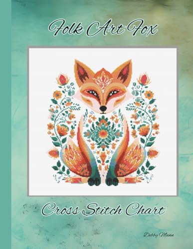 Folk Art Fox: Cross Stitch Chart von Independently published