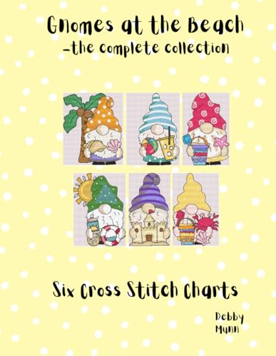Gnomes at the Beach - the collection: Six Cross Stitch Charts von Independently published