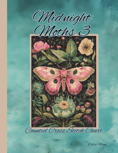 Midnight Moth 3: Counted Cross Stitch Chart von Independently published