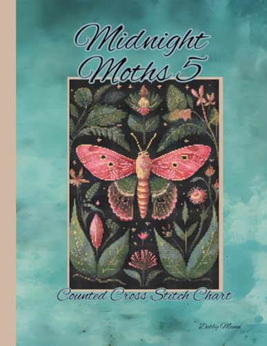Midnight Moth 5: Counted Cross Stitch Chart von Independently published