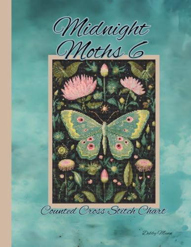 Midnight Moth 6: Counted Cross Stitch Chart von Independently published