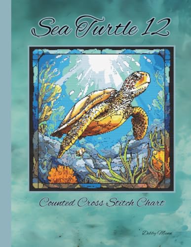 Sea Turtle 12: Stained Glass Counted Cross Stitch Chart von Independently published