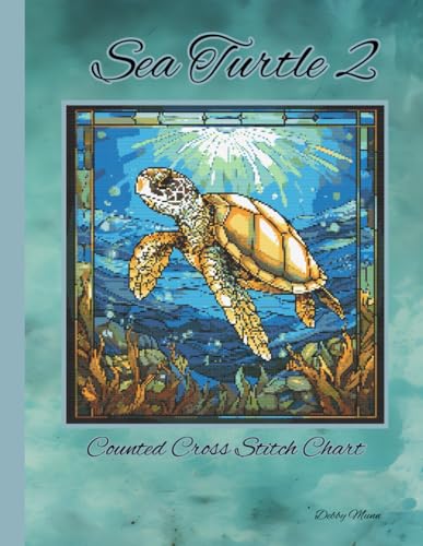 Sea Turtle 2: Stained Glass Counted Cross Stitch Chart von Independently published
