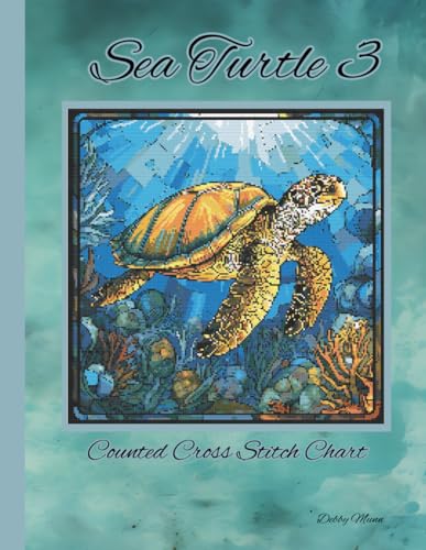 Sea Turtle 3: Stained Glass Counted Cross Stitch Chart von Independently published