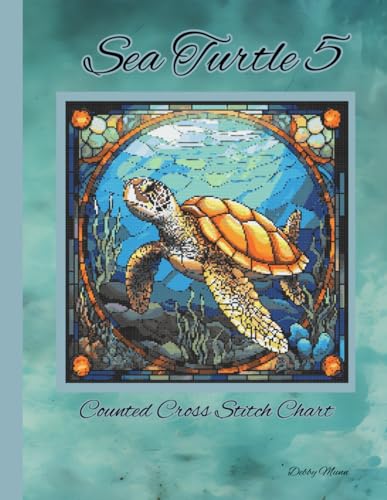 Sea Turtle 5: Stained Glass Counted Cross Stitch Chart von Independently published