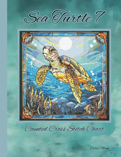 Sea Turtle 7: Stained Glass Counted Cross Stitch Chart von Independently published