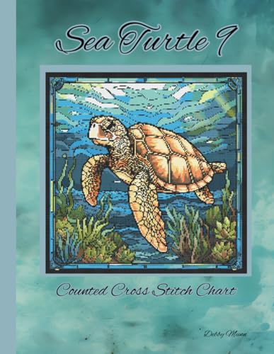 Sea Turtle 9: Stained Glass Counted Cross Stitch Chart von Independently published