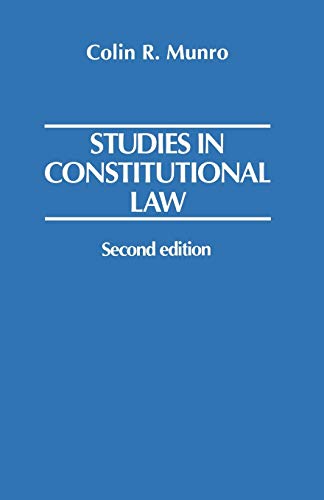 Studies In Constitutional Law