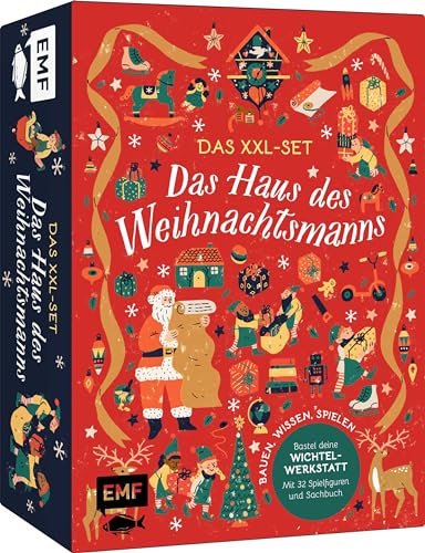 Das XXL-Set – Das Haus des Weihnachtsmanns: Bastel deine weihnachtliche Wichtelwerkstatt zum Spielen und Entdecken, mit 32 zauberhaften Spielfiguren und Sachbuch – Bauen, Wissen, Spielen Das XXL-Set – Das Haus des Weihnachtsmanns: Bastel deine weihnachtliche Wichtelwerkstatt zum Spielen und Entdecken, mit 32 zauberhaften Spielfiguren und Sachbuch – Bauen, Wissen, Spielen