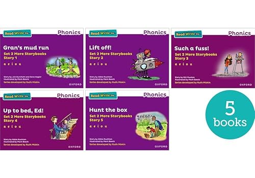 New Read Write Inc - Purple 2 More Storybook Mixed Pack 5 (NC READ WRITE INC - PHONICS) von OXFORD UNIVERSITY PRESS