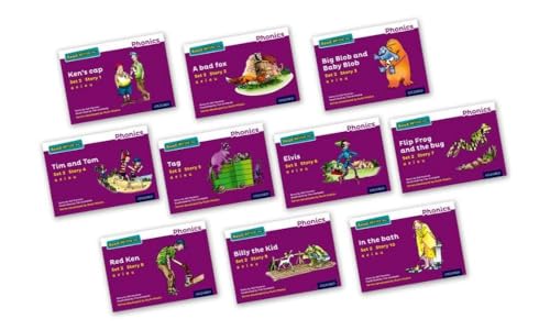 Read Write Inc - Phonics Set 2 Purple Story Books - Colour Pack of 10 (NC READ WRITE INC - PHONICS) von OUP Oxford