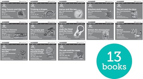 Read Write Inc. Phonics: Grey Set 7 More Black & White Storybooks (Pack of 13) von Oxford University Press