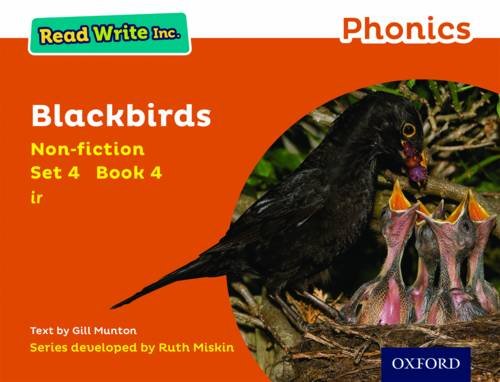 Read Write Inc. Phonics: Blackbirds (Orange Set 4 Non-fiction 4) von Oxford University Press
