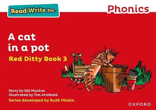 Read Write Inc. Phonics: Red Ditty Book 3 A Cat in a Pot von Oxford University Press