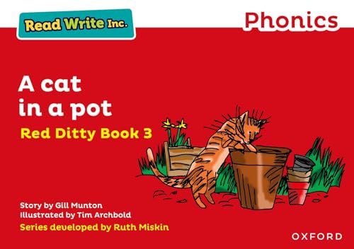 Read Write Inc. Phonics: Red Ditty Book 3 A Cat in a Pot von Oxford University Press