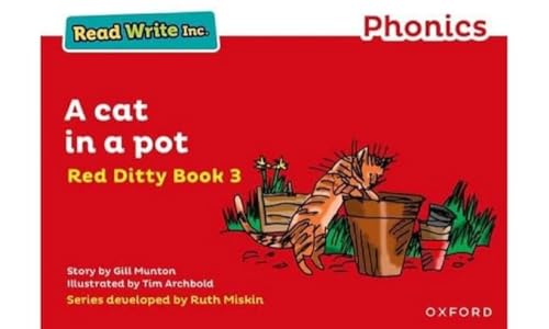 Read Write Inc. Phonics: Red Ditty Book 3 A Cat in a Pot