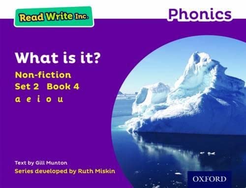 Read Write Inc. Phonics: What is it? (Purple Set 2 Non-fiction 4) von Oxford University Press