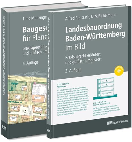 Buchpaket: Baugesetzbuch für Planer im Bild & Landesbauordnung Baden-Württemberg im Bild von Müller Rudolf