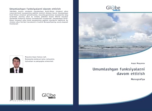 Umumlashgan funksiyalarni davom ettirish: Monografiya von GlobeEdit
