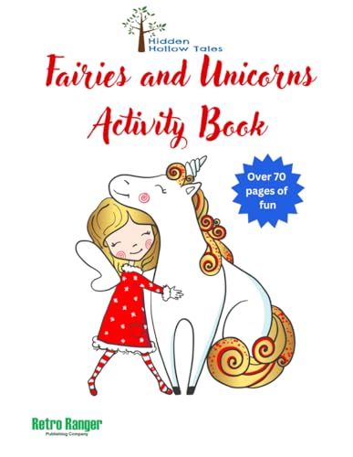 Hidden Hollow Tales Faires and Unicorns Activity Book von Independently published