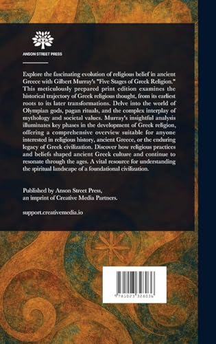 Five Stages of Greek Religion von Anson Street Press