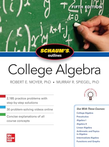 Schaum's Outline of College Algebra (Schaum's Outlines) von McGraw-Hill Education