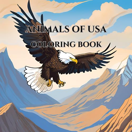 USA’s Amazing Animals – A Fun Coloring Book for Kids: Simple and Easy-to-Color Wildlife Illustrations for Children Ages 4-8 | Animals from Around the World von Independently published
