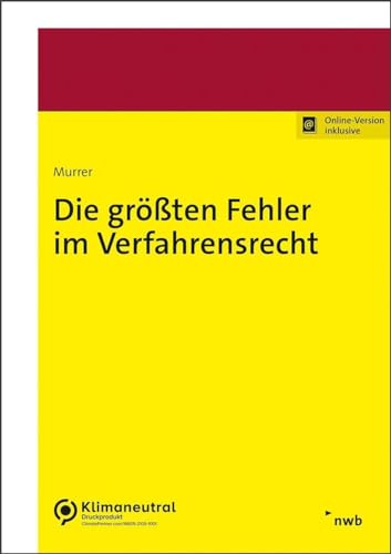 Die größten Fehler im Verfahrensrecht von NWB Verlag