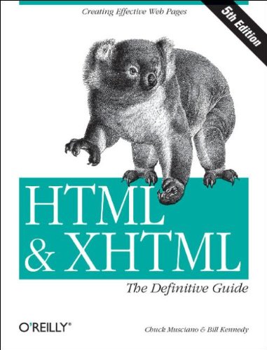 HTML & XHTML – The Definative Guide 5e