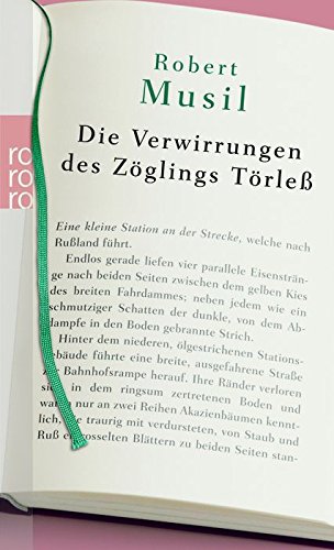Die Verwirrungen des Zöglings Törleß Die Verwirrungen des Zöglings Törleß
