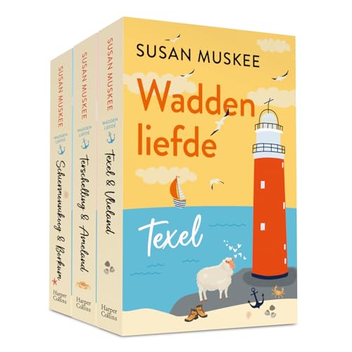 Waddenliefde-pakket: Texel & Vlieland / Terschelling & Ameland / Schiermonnikoog & Borkum von HarperCollins