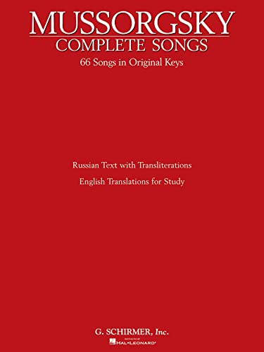 Complete Songs: Voice and Piano: Schirmer Library of Classics Volume 2018 Voice and Piano Complete Songs: Voice and Piano: Schirmer Library of Classics Volume 2018 Voice and Piano